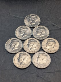 (8) Kennedy Half Dollars- 1988 P&D, 1989 P&D, 1990 P&D, 1991 P&D