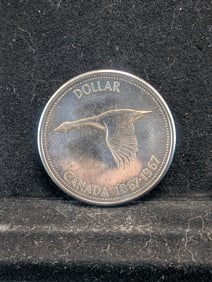 1967 Canada Bicentennial Silver Dollar
