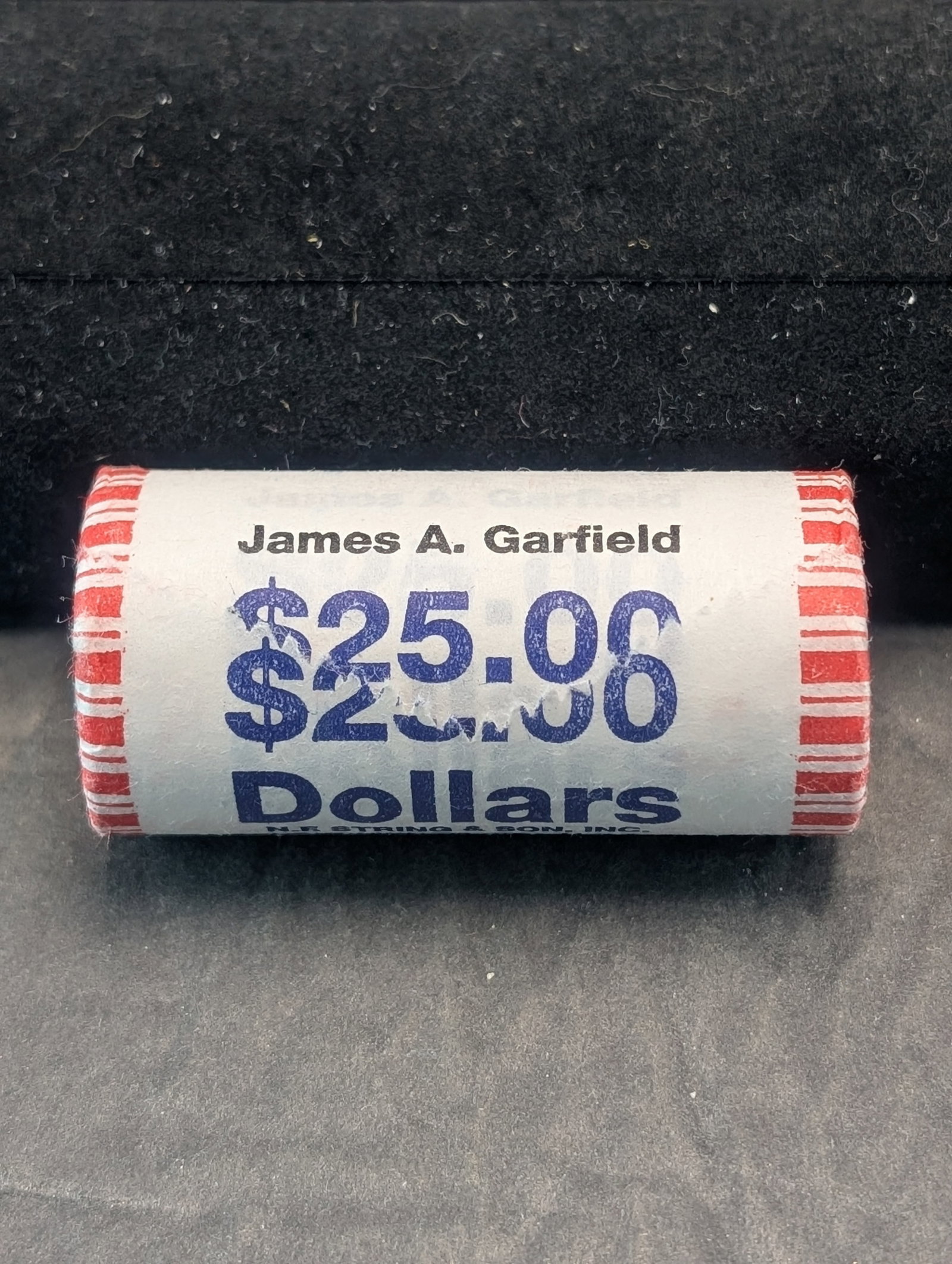 2011 James A. Garfield Presidential Dollars, Original Government Fancy Wrapped $25 Roll: 2011 James A. Garfield Presidential Dollars, Original Government Fancy Wrapped $25 Roll