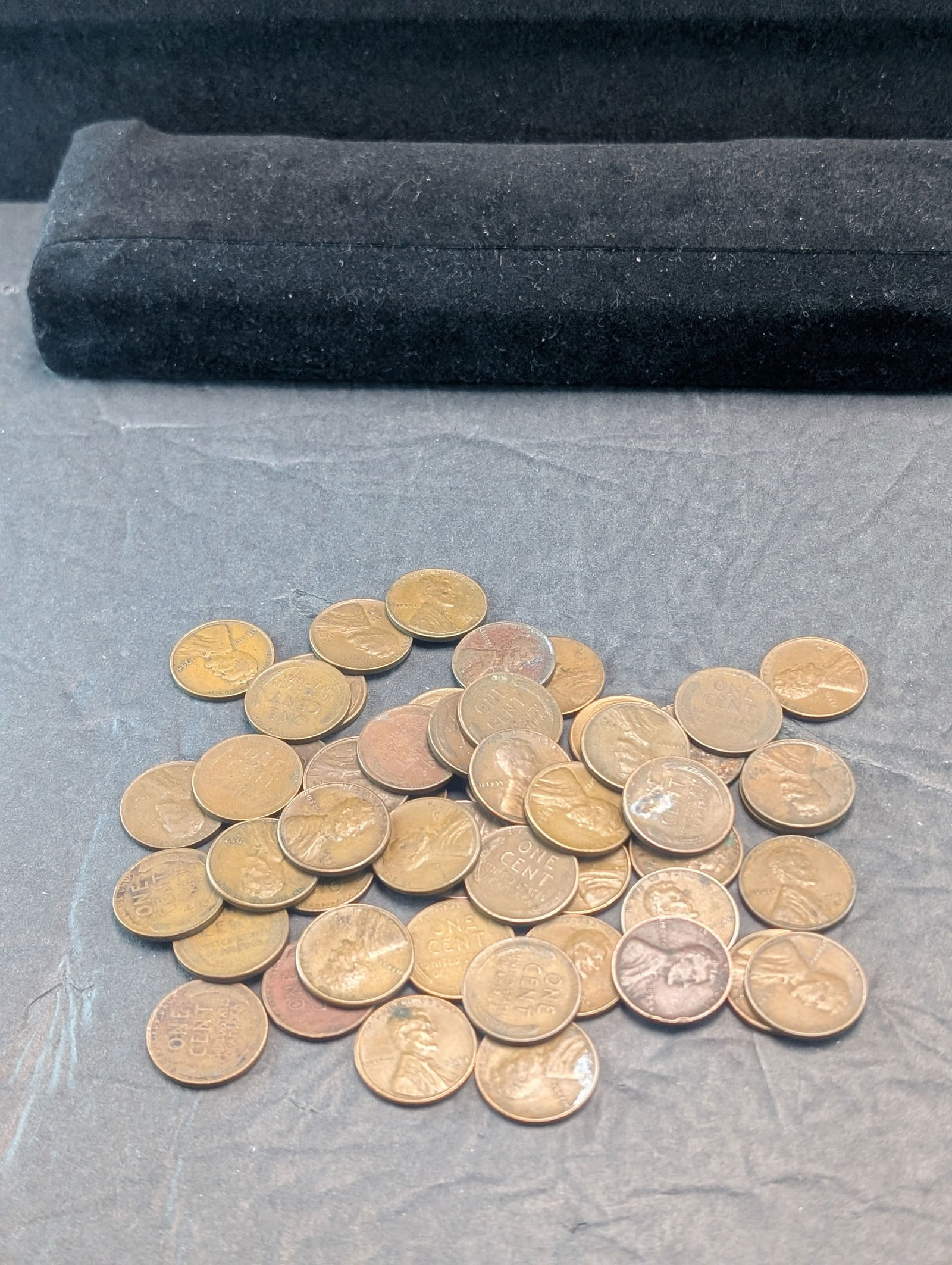 (50) 1940's & 50's All S Mint Marks Lincoln Wheat Cents (1 of 10)