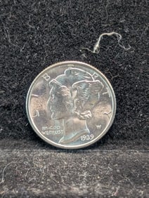1939-D Mercury Dime BU FSB