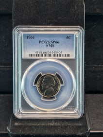 1966 SMS Jefferson Nickel - PCGS SP66