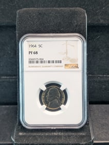 1964 Jefferson Nickel - NGC MS68