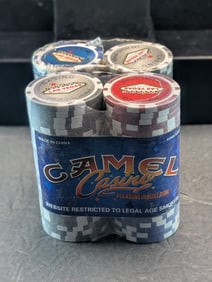 2 Packs Of Camel Casino Poker Chips