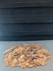 5lbs. Lincoln Memorial & Shield Cents Mixed Dates & Mint Marks