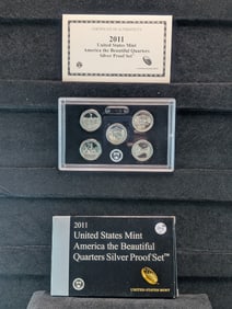 2011-S U.S. Mint ATB Quarters Silver Proof Set