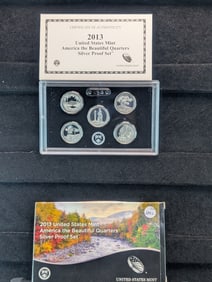 2013-S U.S. Mint ATB Quarters Silver Proof Set