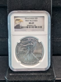 2014 American Silver Eagle - NGC MS69 *First Release*