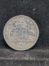 1944 Australia Silver Florin