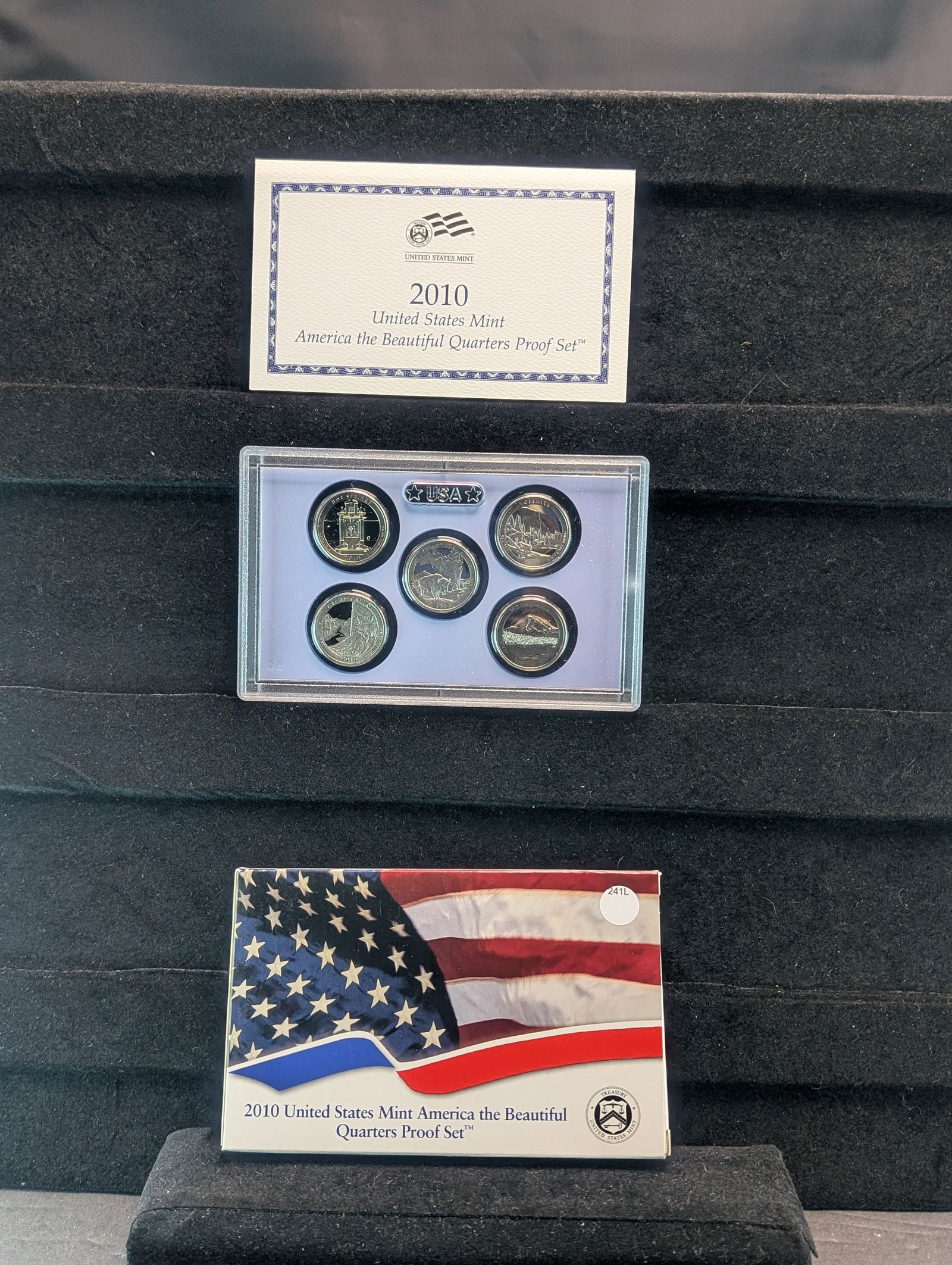 2010-S U.S. Mint ATB Quarter Proof Set (1 of 4)