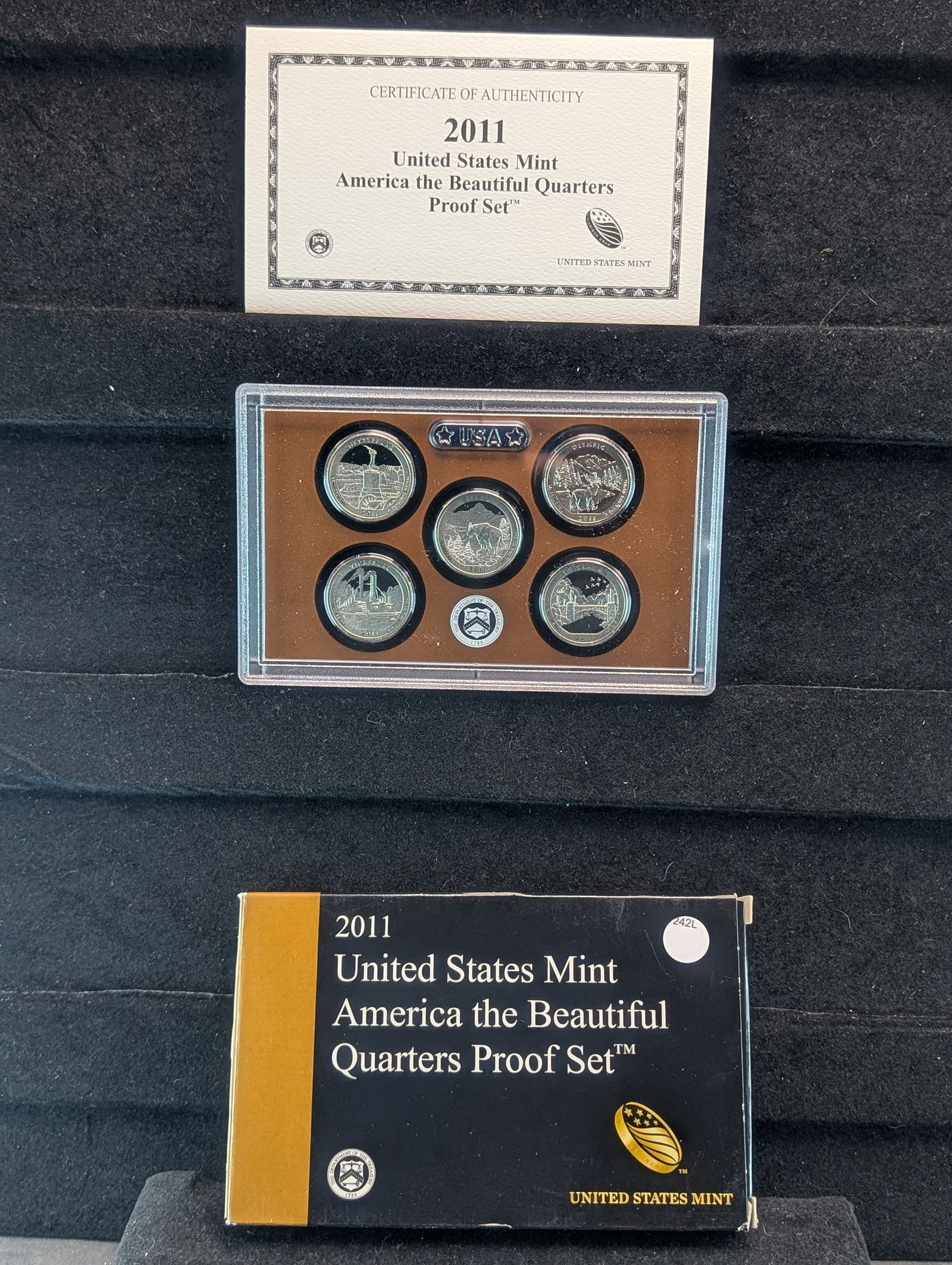 2011-S U.S. Mint ATB Quarter Proof Set (1 of 4)