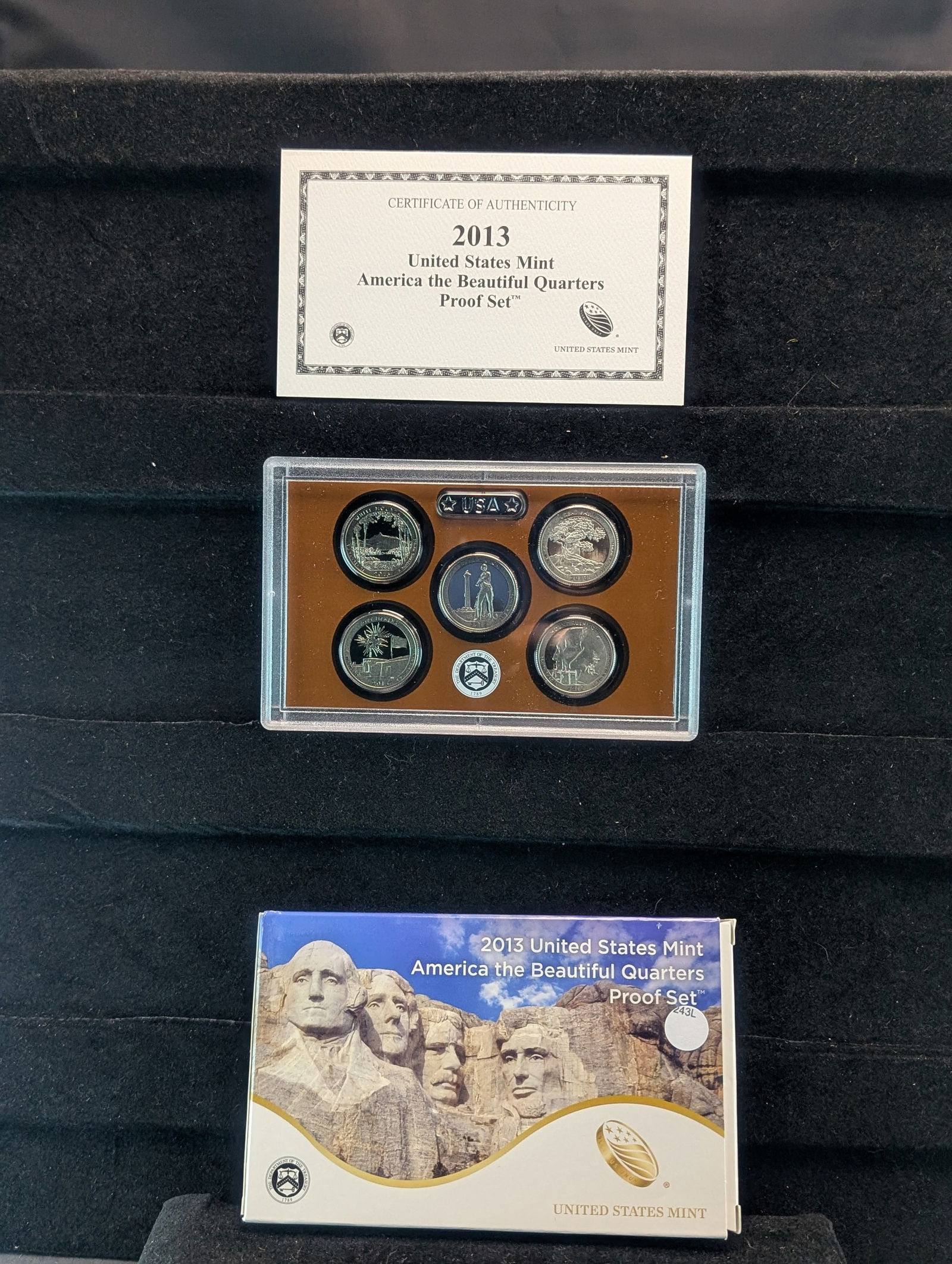 2013-S U.S. Mint ATB Quarter Proof Set (1 of 4)