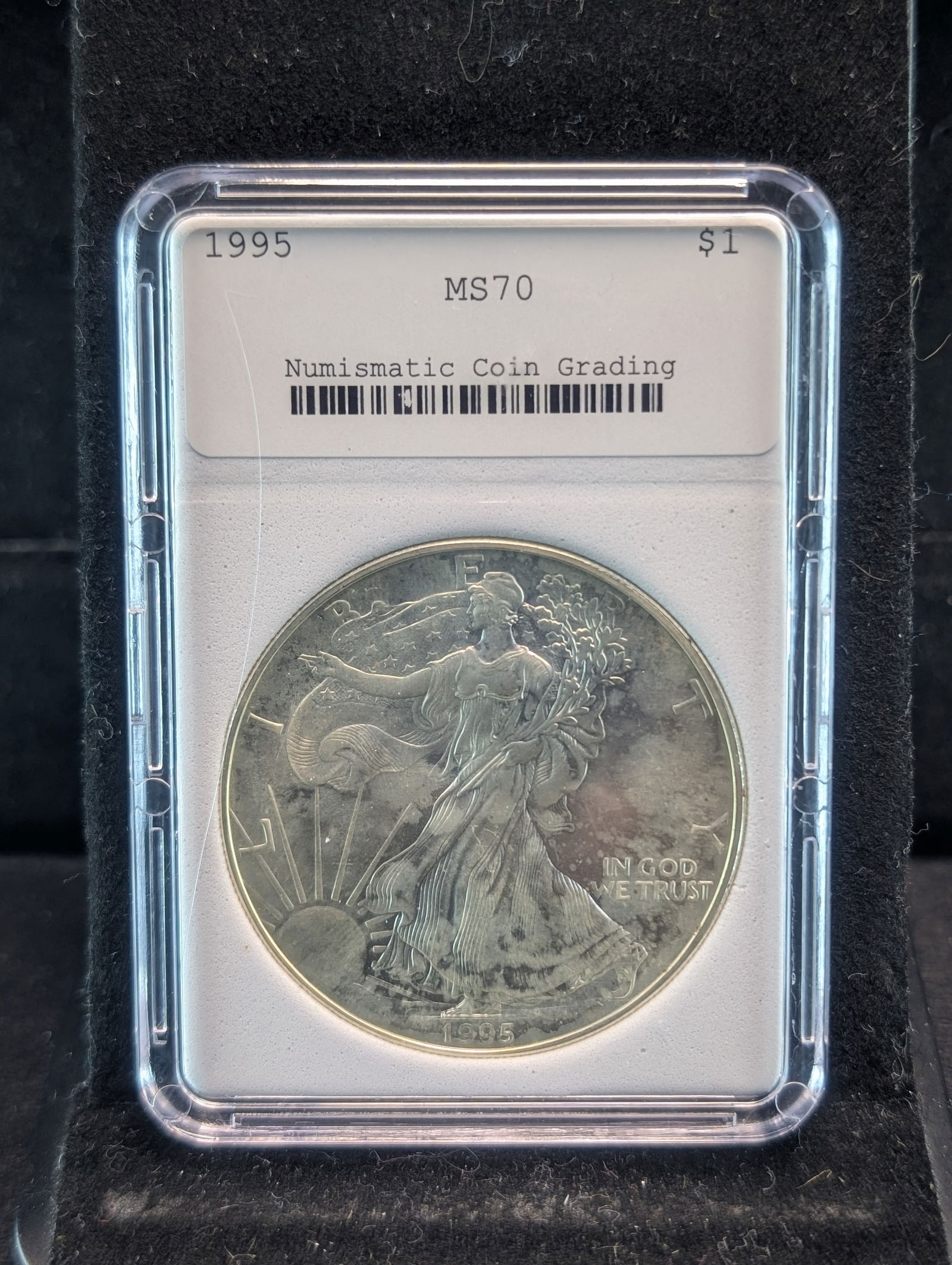 1995 American Silver Eagle - NCG Cert. MS70 (1 of 2)