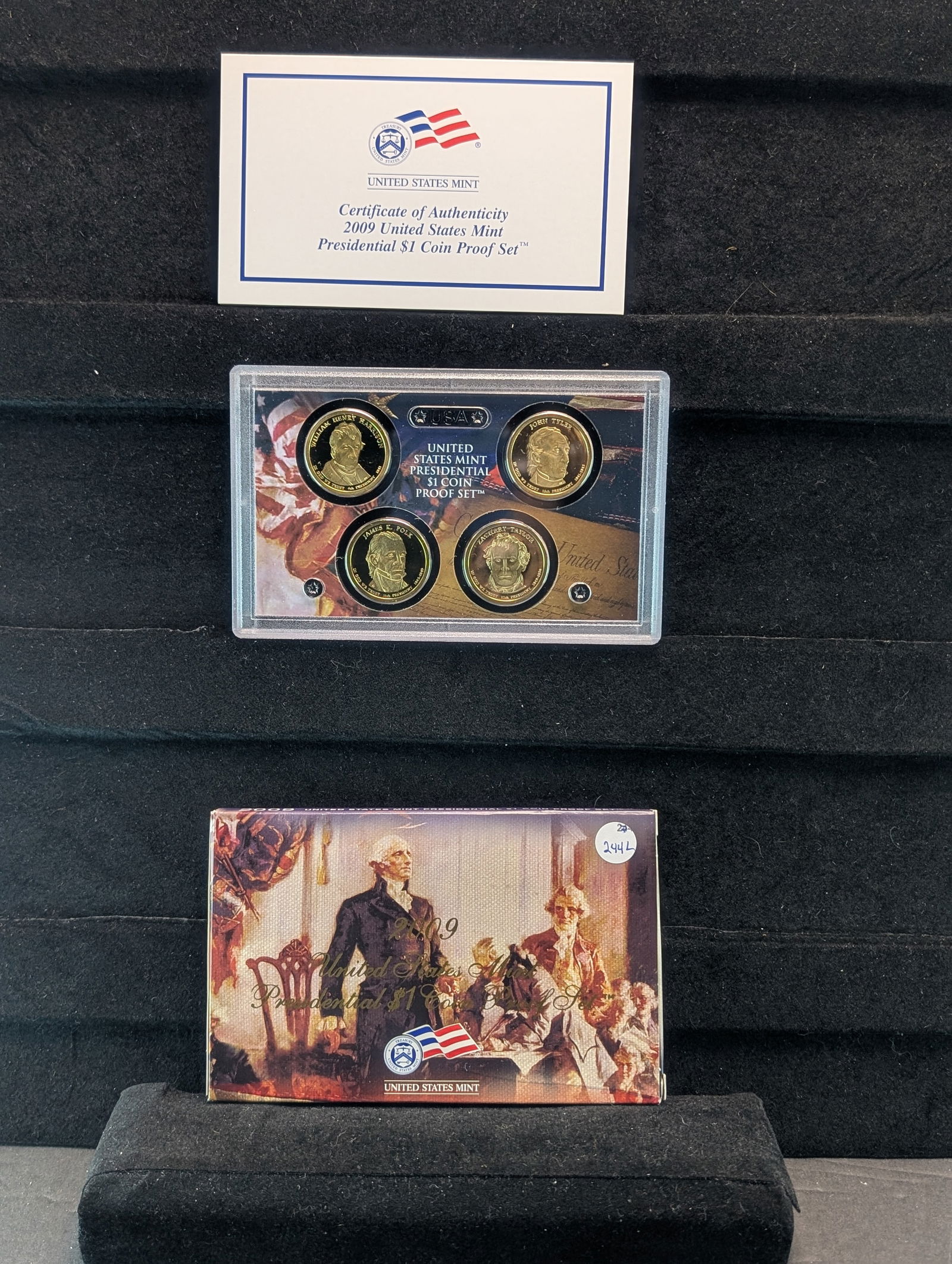 2009-S U.S. Mint Presidential One Dollar Coin Proof Set (1 of 4)