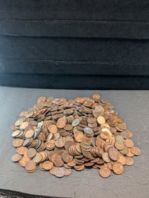 5lbs. Lincoln Memorial & Shield Cents Mixed Dates & Mint Marks