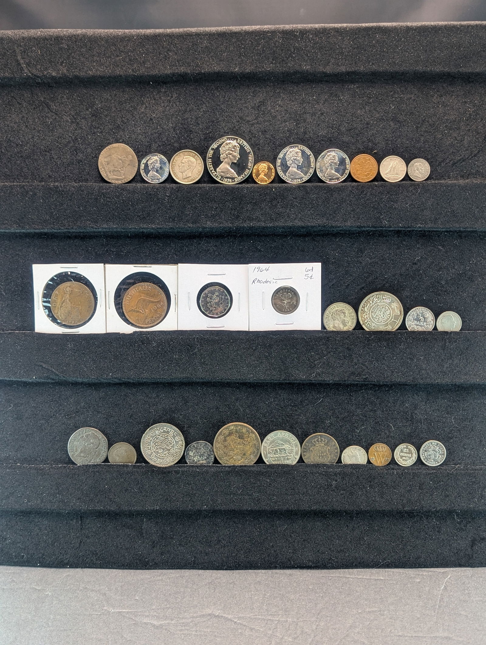 LARGE! Grab Bag of Various Vintage World Coins Includes Silver & Tough Coins (1 of 9)