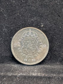 1950 Sweden 2 Silver Kronor
