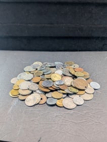 Bag of 1.6 Lbs. of Various Vintage & Modern World Coins
