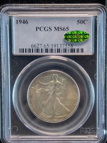 1946 Walking Liberty Half Dollar - PCGS MS65 CAC