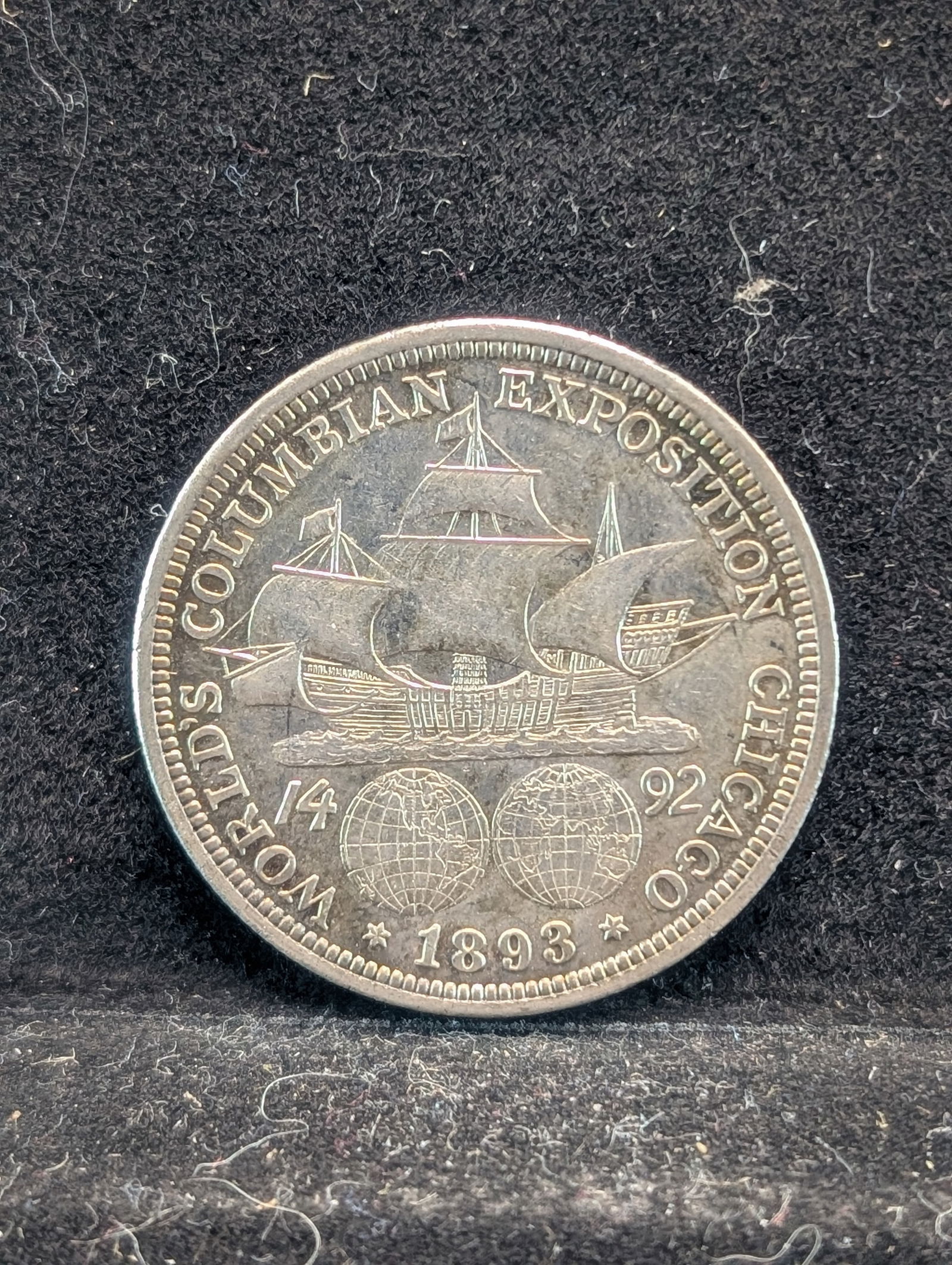 1893 Columbian Exposition Silver Half Dollar (1 of 2)