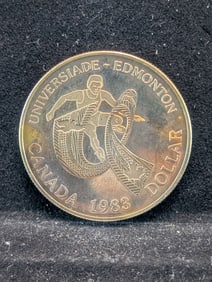 1983 Canada University Games 50% "Silver" Dollar