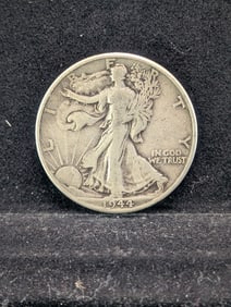 1944 Walking Liberty 50c. 90% Silver. WWII Era