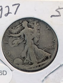 1927-S Walking Liberty 50c. 90% Silver