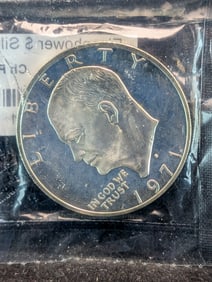 1971-S Silver Ike Dollar. Proof. Littleton Coin. Co