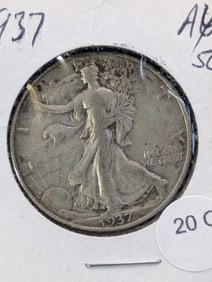 1937 Walking Liberty Half Dollar - 90% Silver