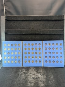 Whitman Roosevelt Dime Collection Starting in 1946 - 49 Total Dimes- 43 are 90% Silver Dimes, 6 Clad