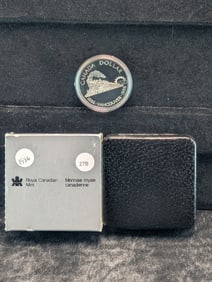 1986 Canada Dollar in Royal Canadian Mint Coin Case