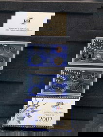 2002-S US Mint 10 Coin Proof Set. OGP