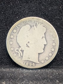 1896-O Barber 50c. RARE Semi Key Date.