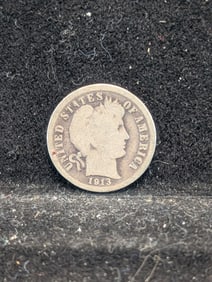 1913 Barber Dime. 90% Silver