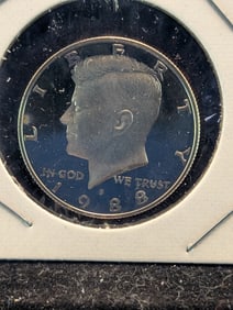 1988-S Proof Kennedy 50c