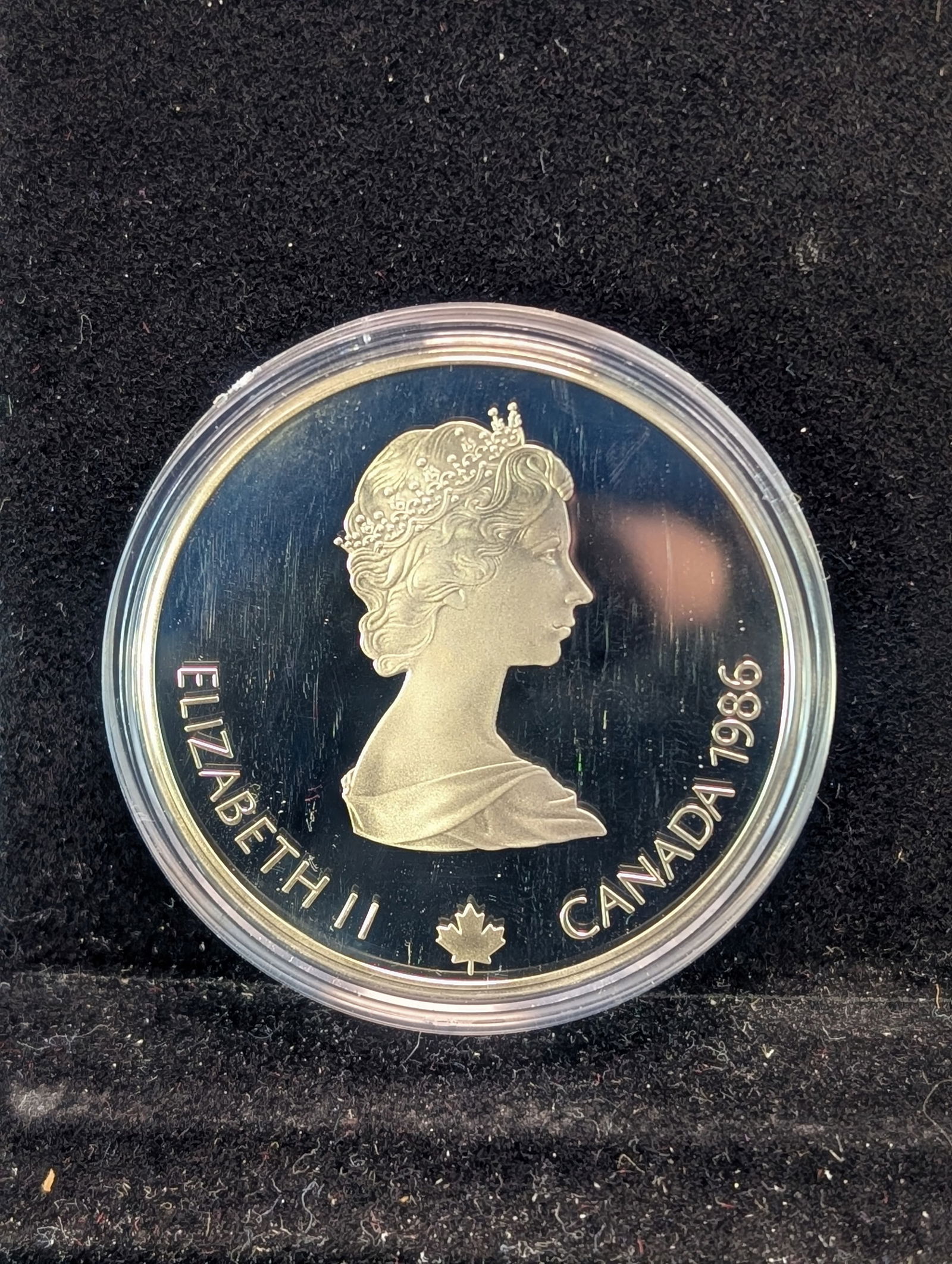 1986 Canada Olympic Winter Games 92.5% Silver $20 Coin (ASW One Troy Ounce) (1 of 2)
