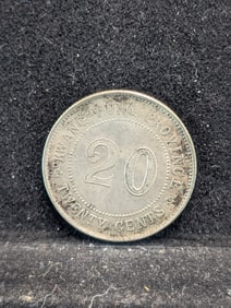 1922 China 20c. Silver Coin