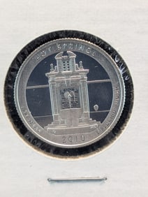 2010-S National Park 90% Silver Proof Quarter - Hot Springs