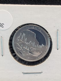 2010-S National Park 90% Silver Proof Quarter - Yosemite