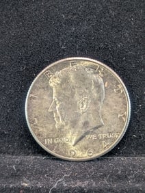 1964 Kennedy Half Dollar. 90% Silver.