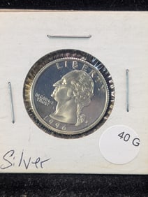 1996-S 90% Silver Proof Washington Quarter