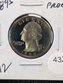 1989-S "Proof" Cameo Quarter