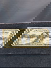 1923 Large Size Blue Seal Silver Certificate. Horse Blanket Note