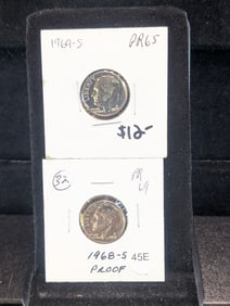 1968-S/1969-S Proof Roosevelt Dimes