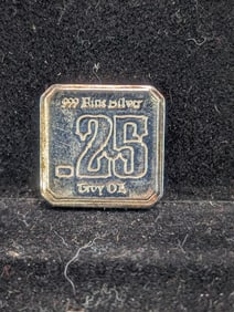 .25 Troy Ounce .999 Fine Silver Bar