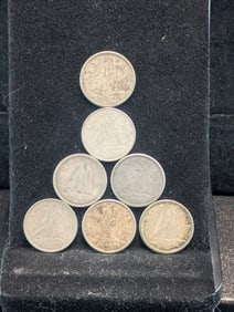 7 Silver Canada 10c.