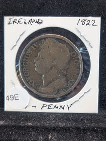 1822 Ireland 1 Cent