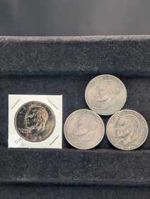 4 BU and Proof Ike Dollars