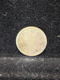 1920 Netherland 1/10 G. Silver Foreign Coin
