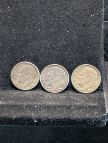 2-1964-D, 1-1964 90% Silver Roosevelt Dimes